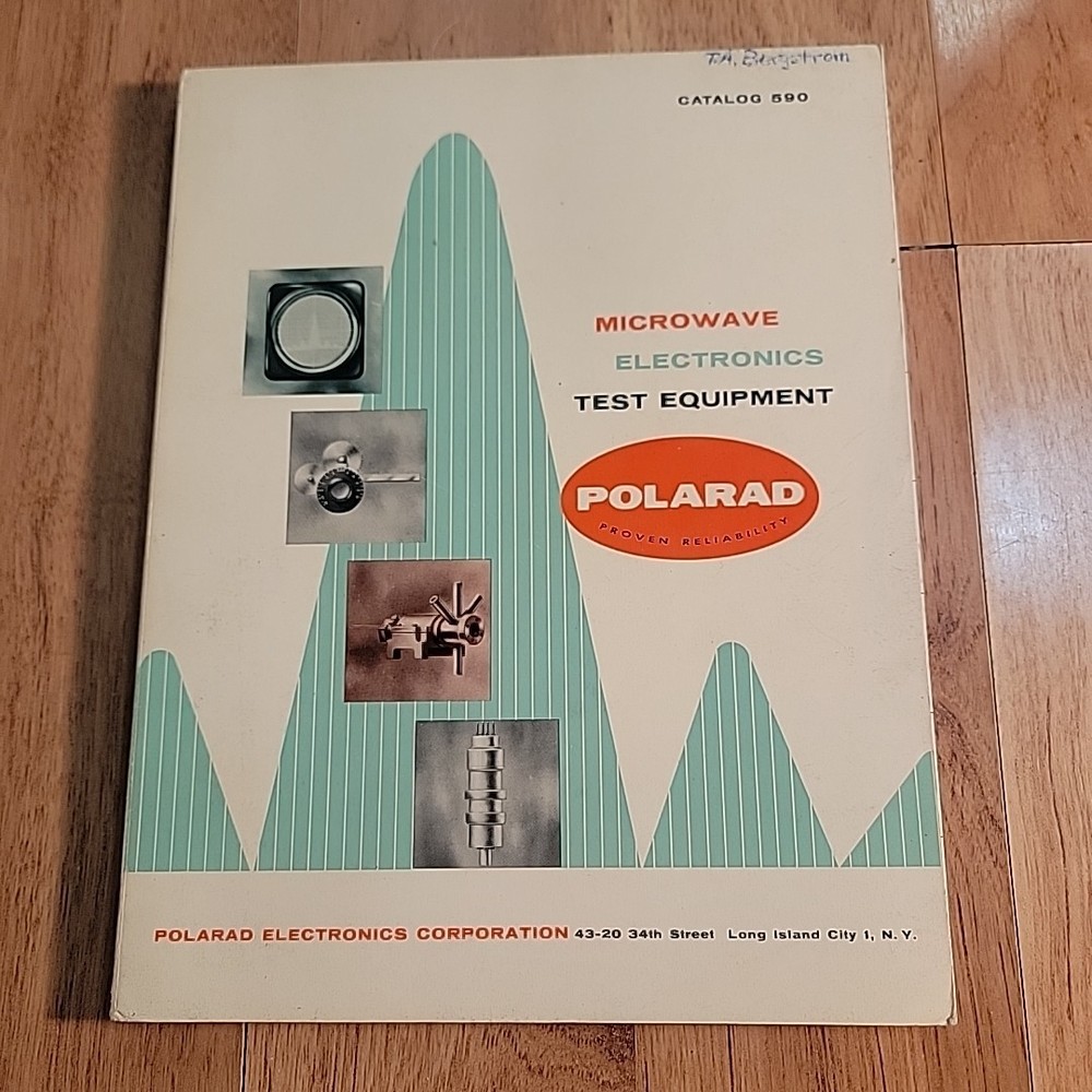 Polarad Microwave Electronics Test Equipment Catalog 1959