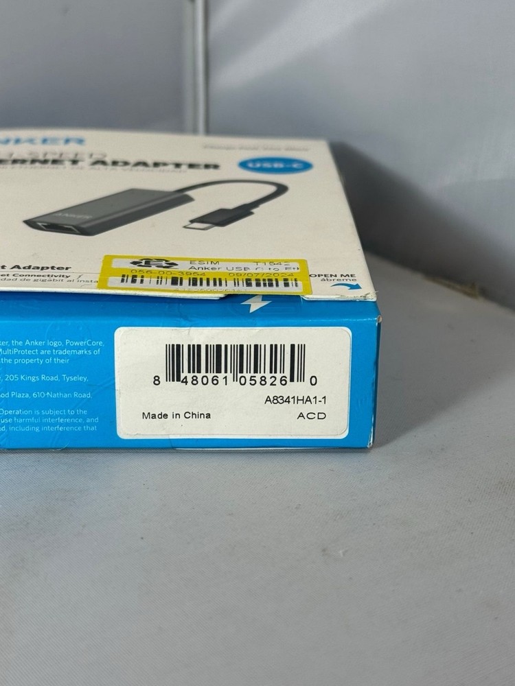 Anker High Speed Ethernet Adapter to USB-C - NEW IN BOX