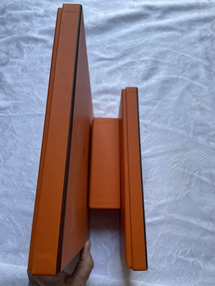 Hermes Empty Boxes x 3 Sizes Orange Made in France