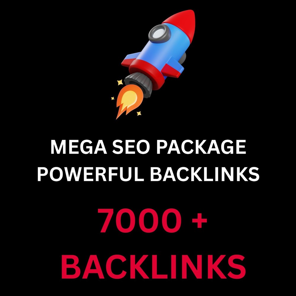 MEGA SEO PACKAGE - POWERFUL BACKLINKS