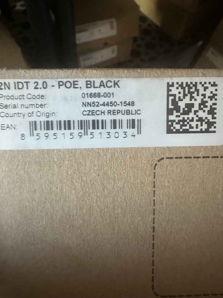 Axis 2N Indoor Touch 2.0 Intercom Multi-Functional Touch Communicator 01668-001