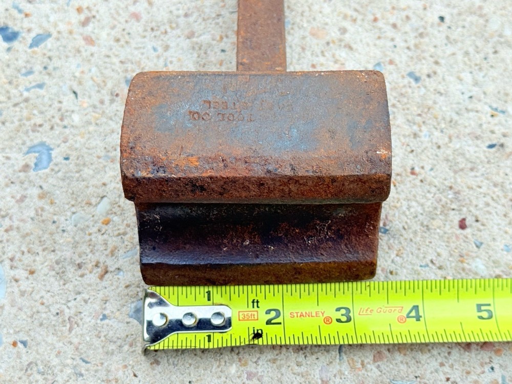 Vintage Anvil Hardy Blacksmith Bottom Swage Tool