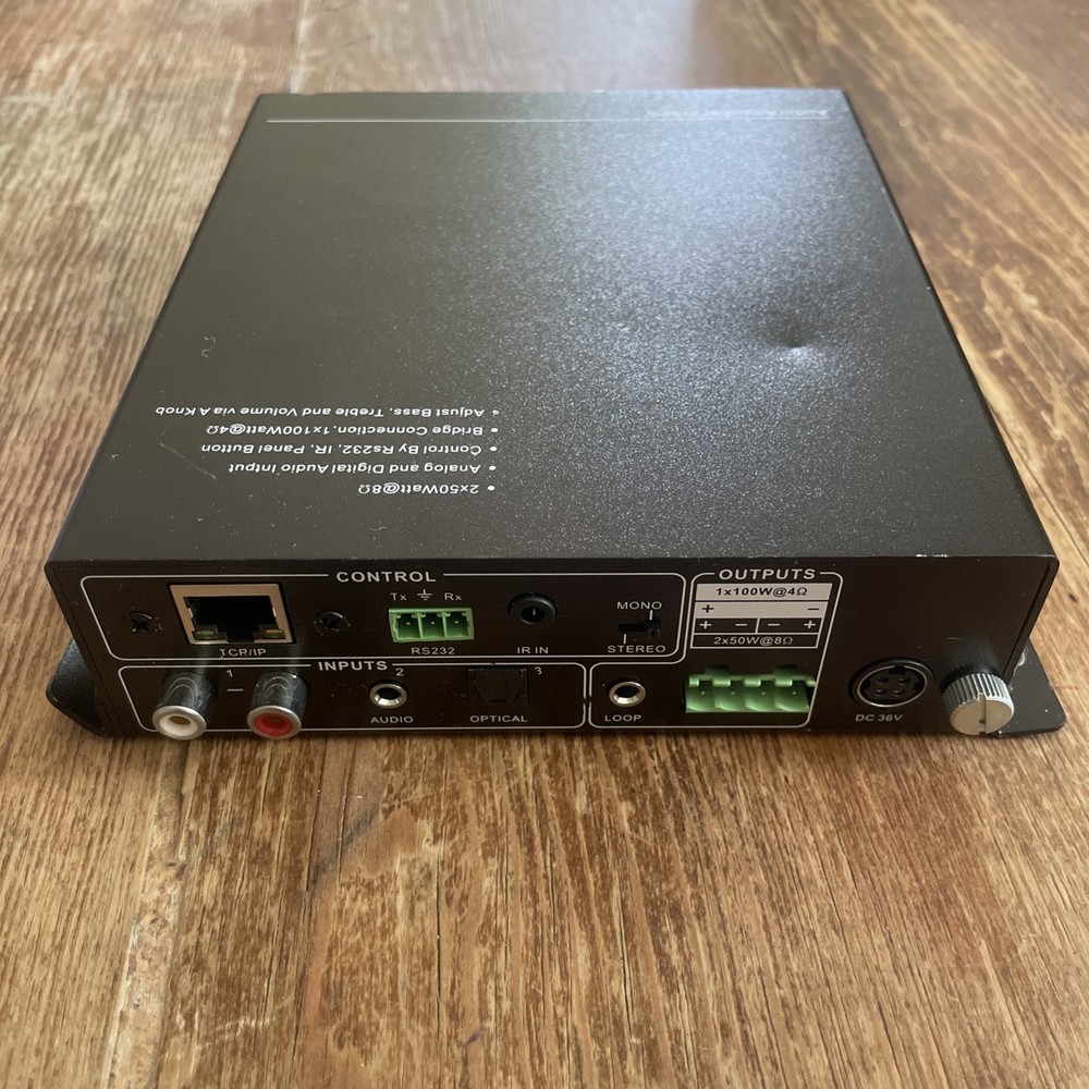 Audio Amplifier 2x50W Analog and Digital