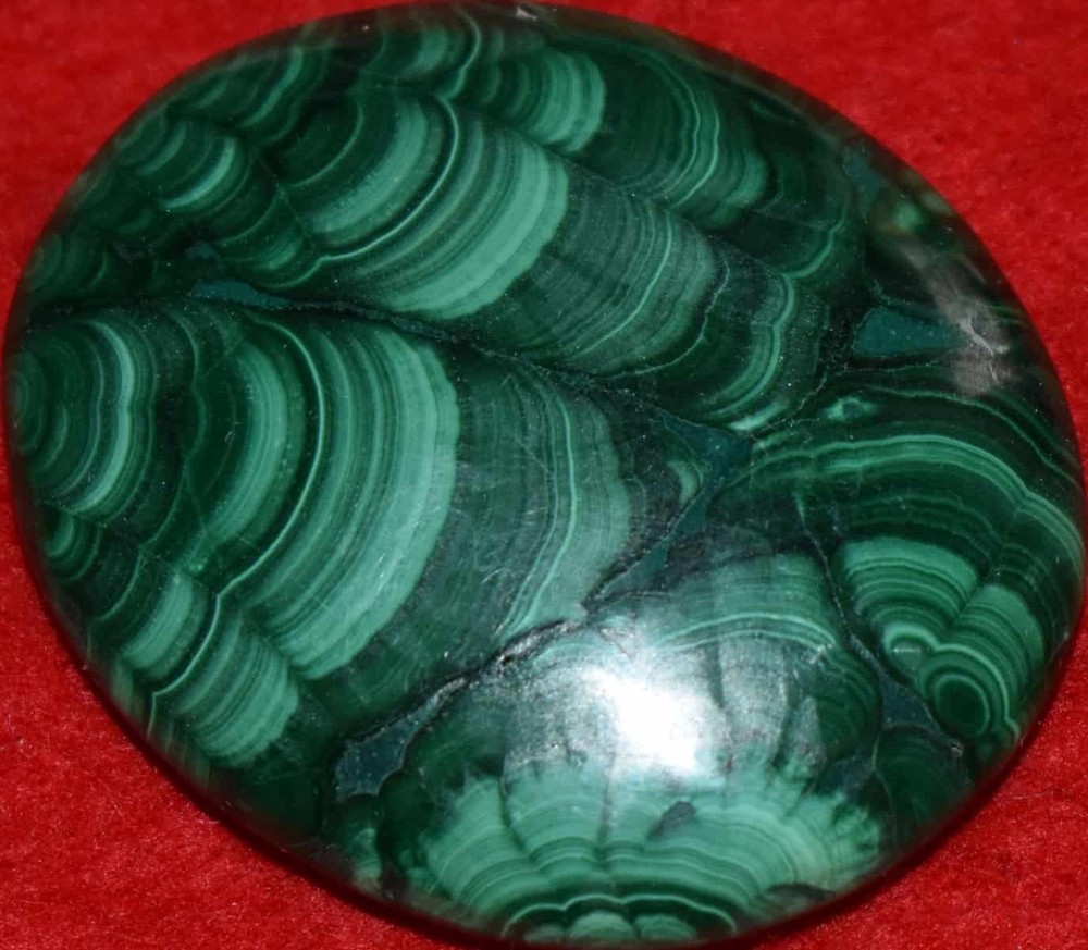 Malachite Worry Stone #12