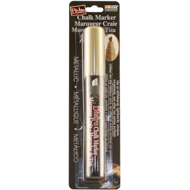 Bistro Chalk Marker Chisel Tip Gold