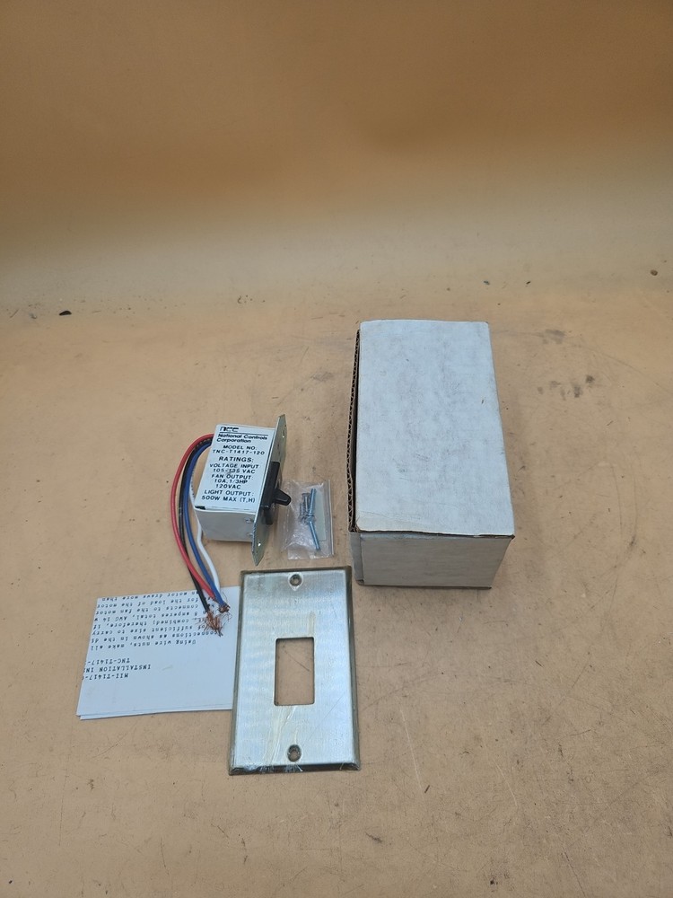 National Controls TNC-T1417-120 Wall Switch.