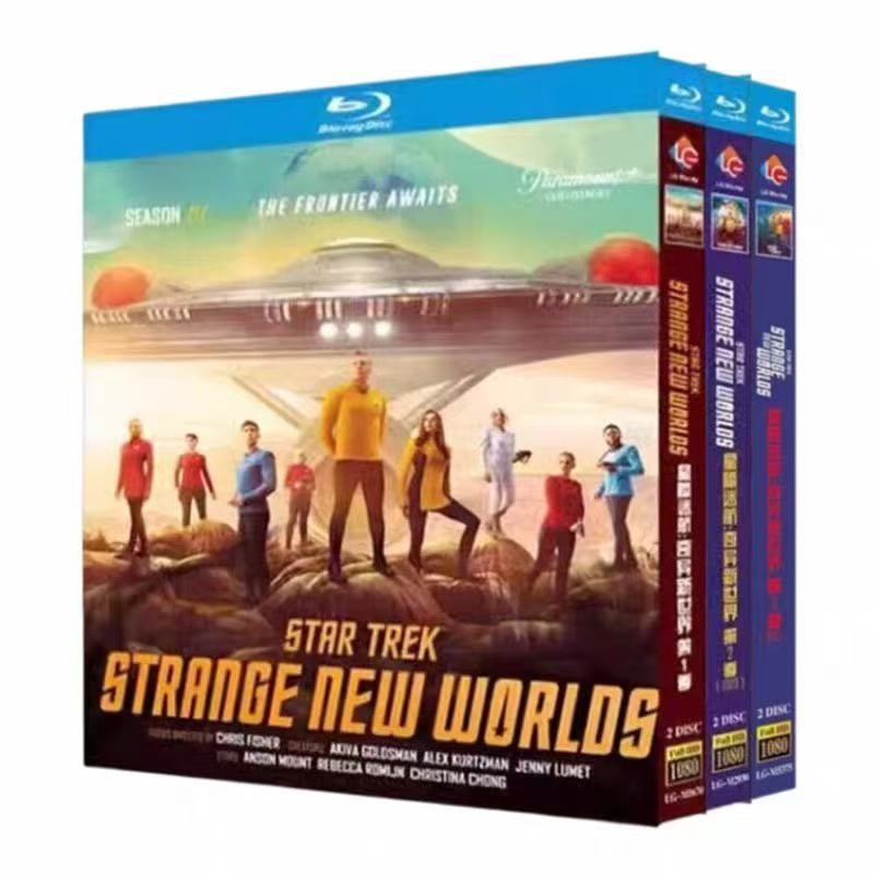 星际迷航:奇异世界第 1-3 季 (2025) 6-D 全新未拆封套装-