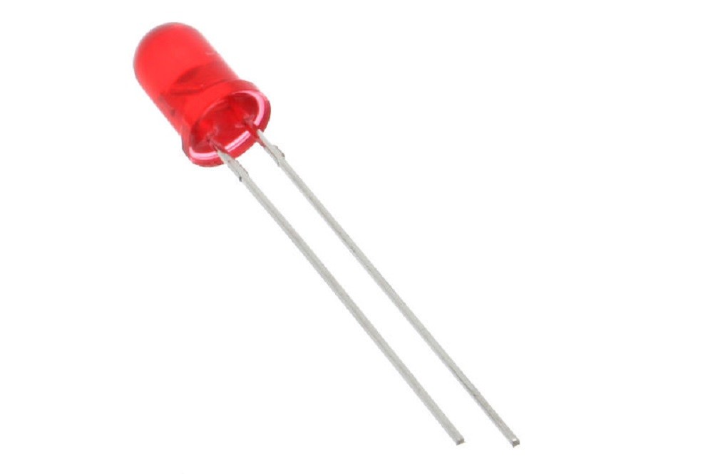 25 x Red LED 5mm Round Wide Angle Diffused LED Light Emitting Diode Bright PCB
