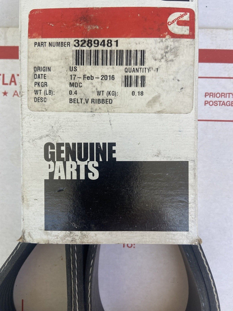GENUINE CUMMINS BELT 3289481
