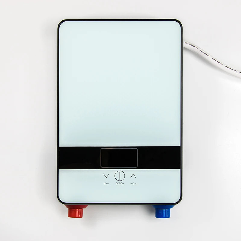 Instant Electric Water Heater 6500W 220V Thermostat Flow Heater Bathroom Heating