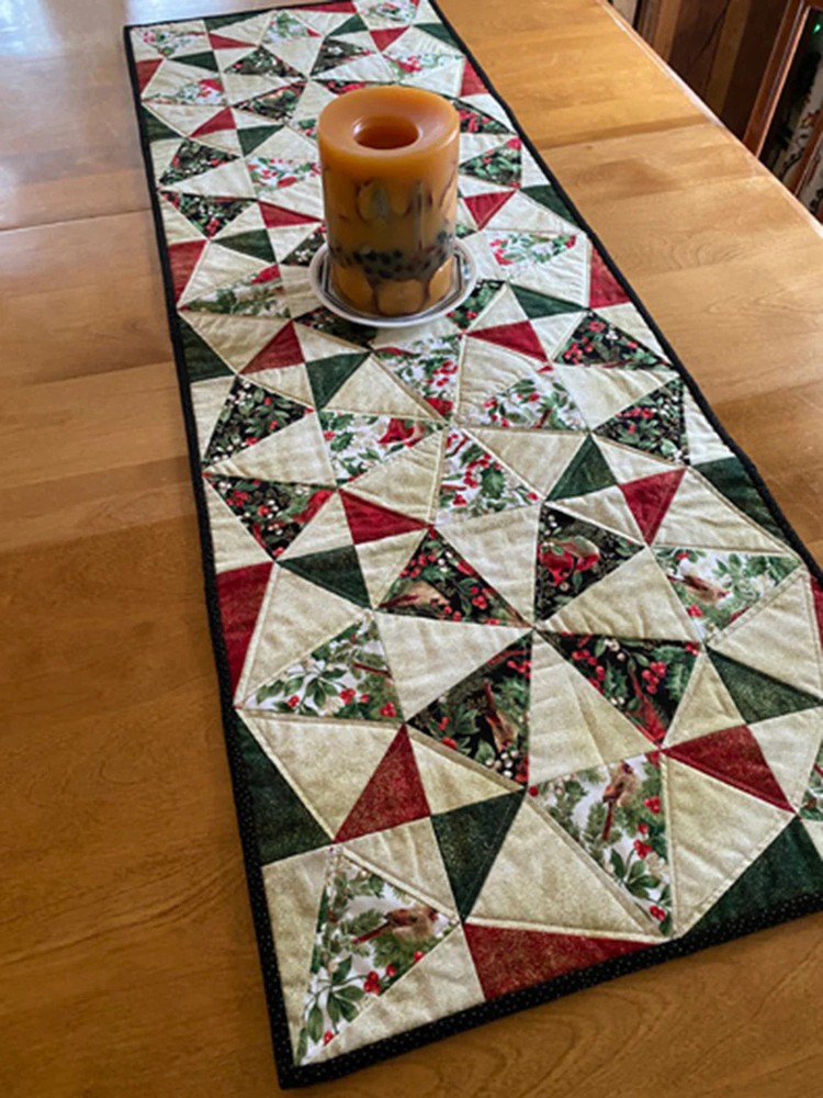 Just A Sliver Table Runner/Placemats Pattern by Kristine Poor