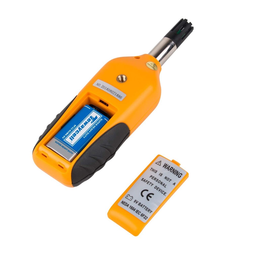 New Handheld Digital Psychrometer - Orange