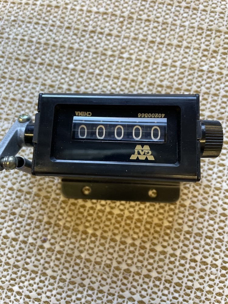 5 Digit Mechanical Re-settable pull-stroke tally counter - 2pack Machine Counter