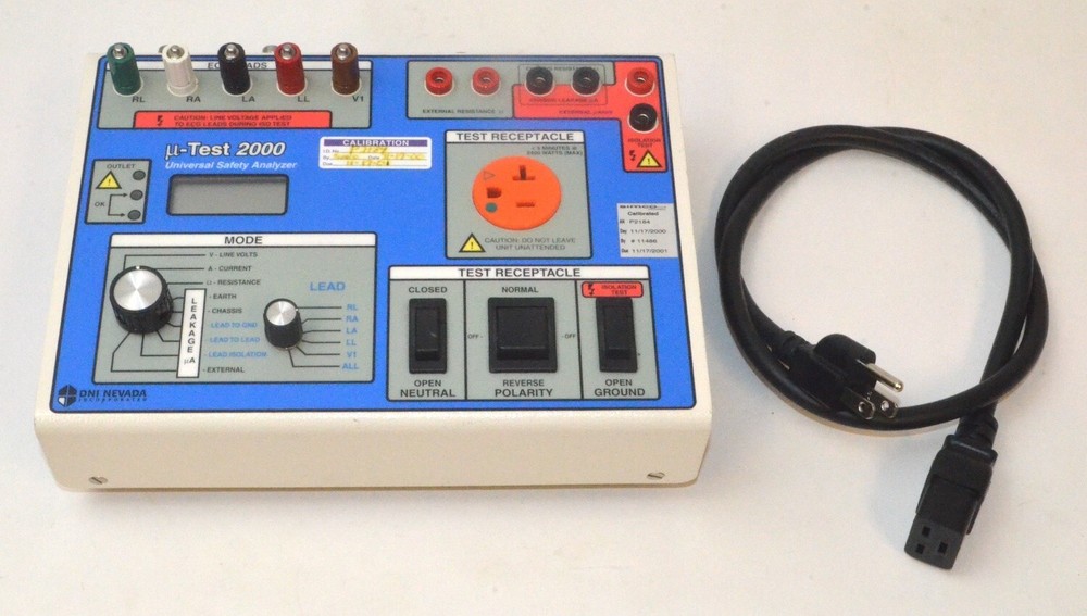 DNI Nevada µ-Test 2000 Universal Safety Analyzer *Used*