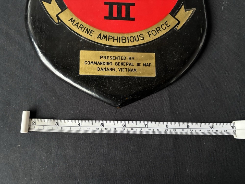 Vietnam War USMC Rare 3rd MAF Plaque
