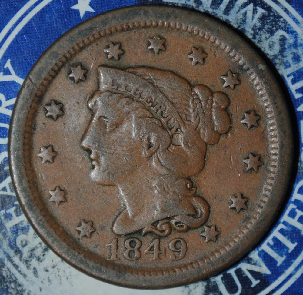 1849 Large Cent {{{{4913