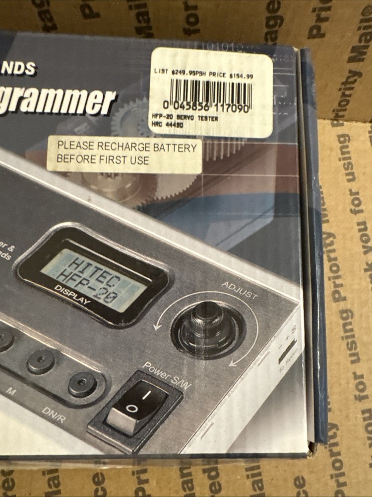 Untested Hitec Digital Servo Programmer HFP-20 in Original Box (Please Read)