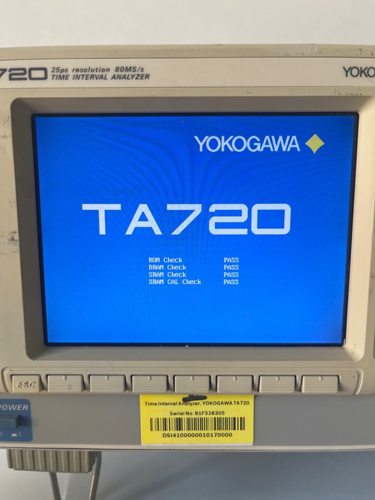 YOKOGAWA TA720 Time Interval Analyzer