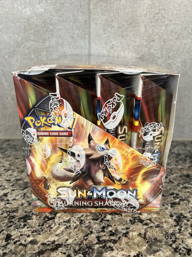 Pokemon Sun & Moon Burning Shadows Theme Deck Display