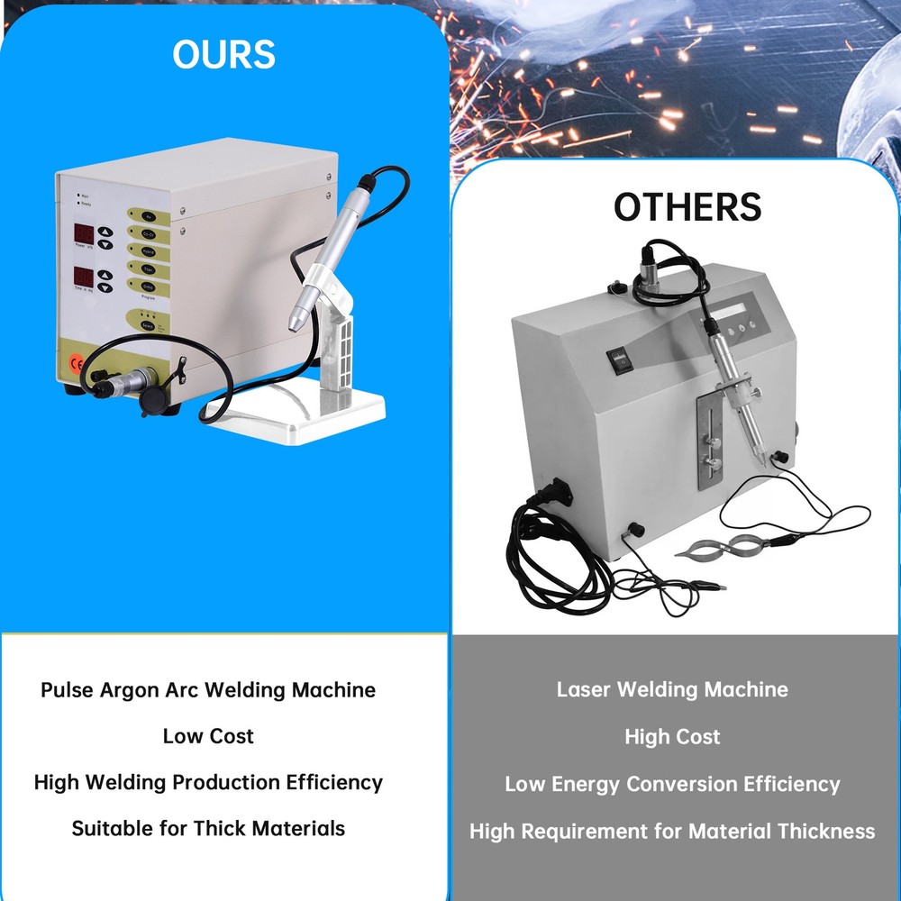 Automatic CNC Pulse Spot Welding Permanent Jewelry Welder Kit Arc Welding Adjust
