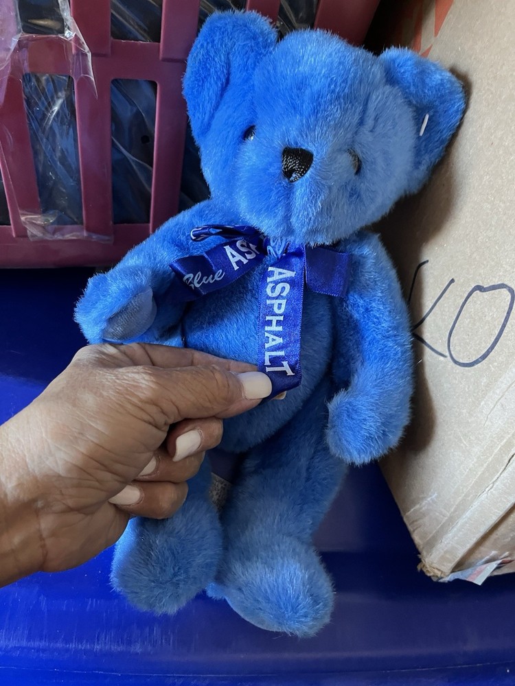 BLUE ASPHALT A&A PLUSH TEDDY BEAR NEW