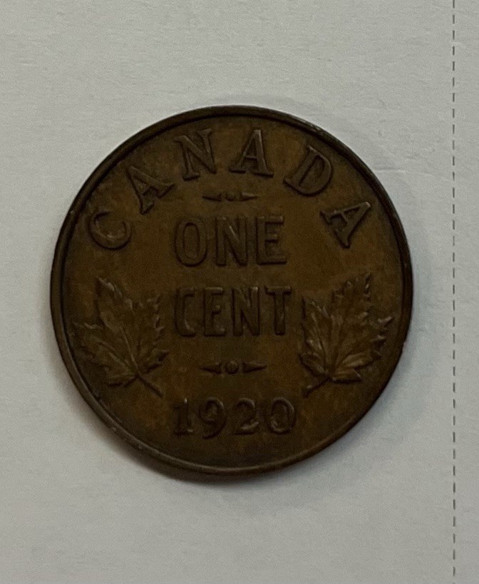 1920 Canada Small Cent - UNC