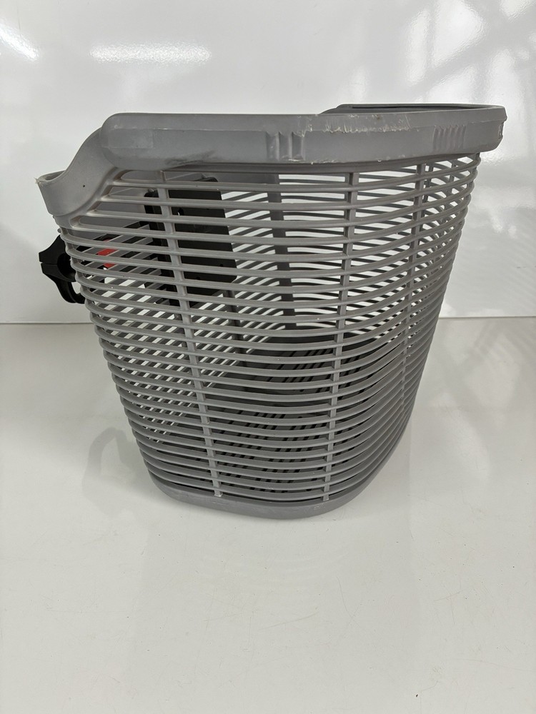 Flinger Grey Bike Basket With quick release adjustable mount system