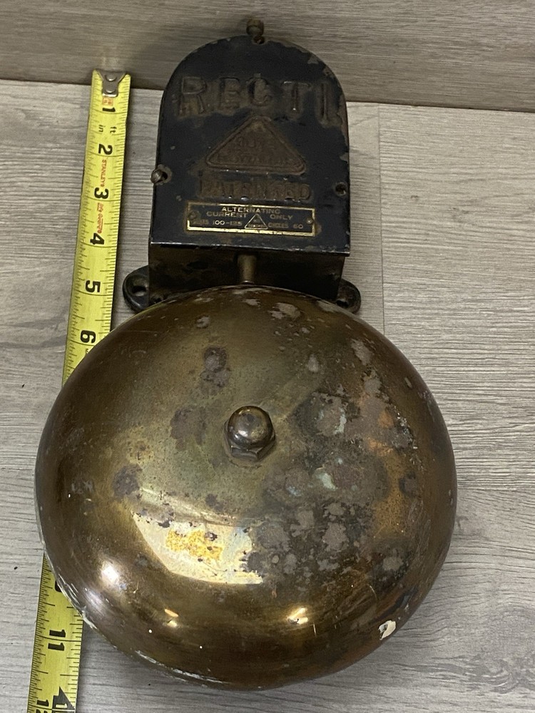 1872 Edwards Patented Recti Fire Bell School Bell