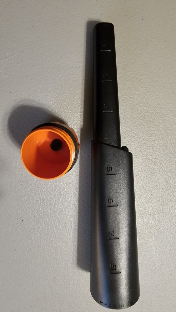 White's TRX Pinpointer Replacement Shell Black NEW. #10