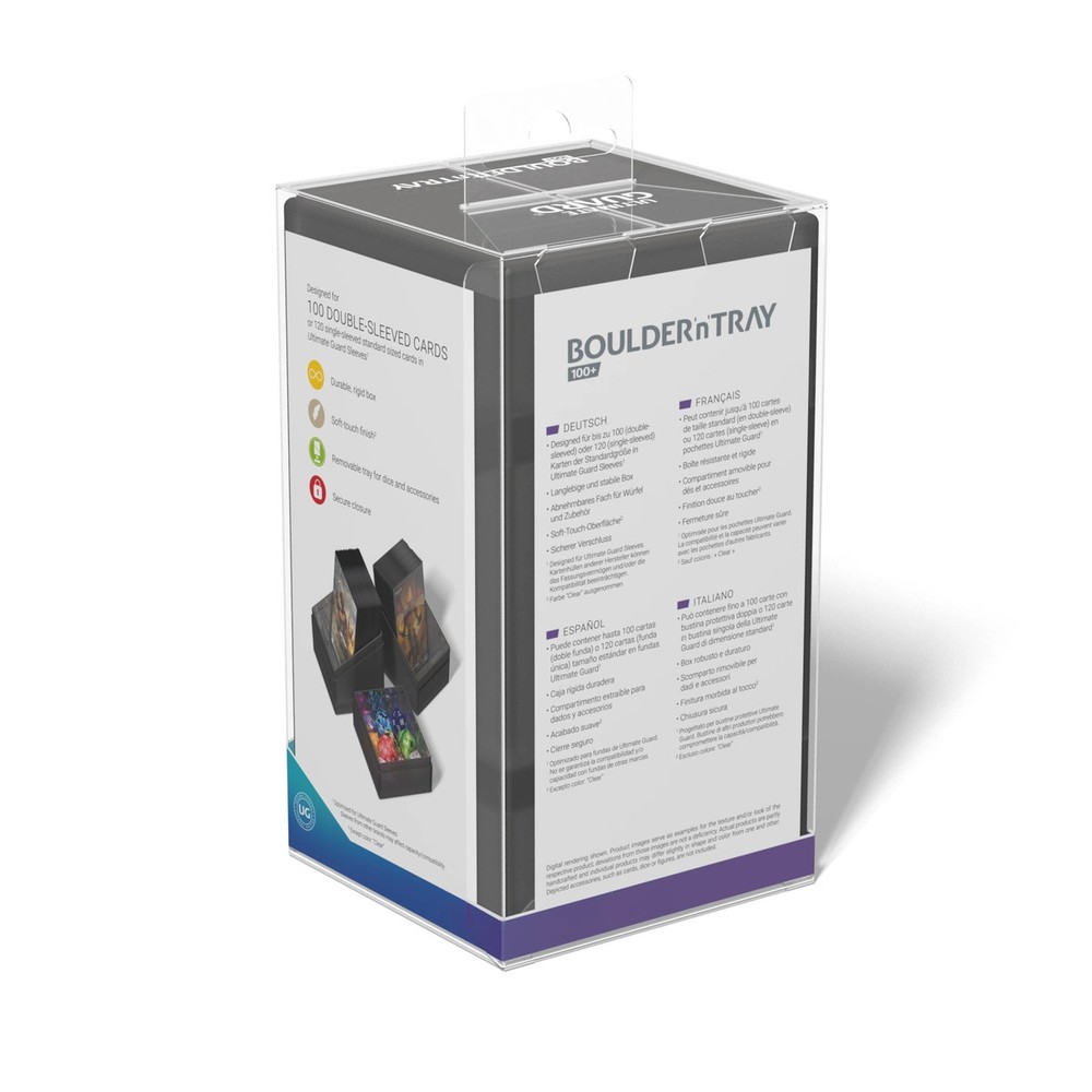 1 Ultimate Guard Boulder'N'Tray Onyx 100+ Deck Case