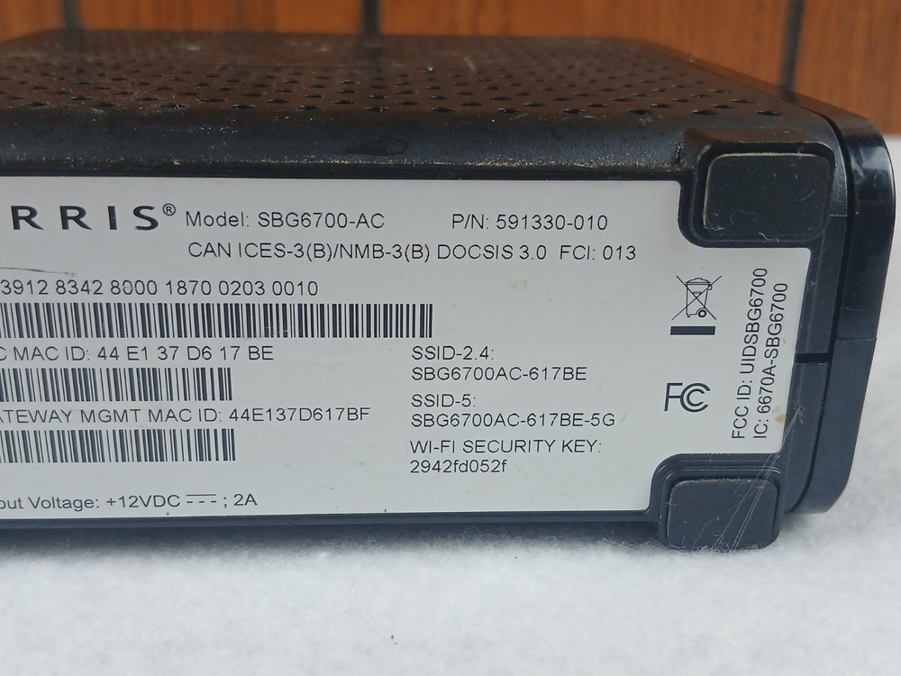 Arris SBG6700AC Modem