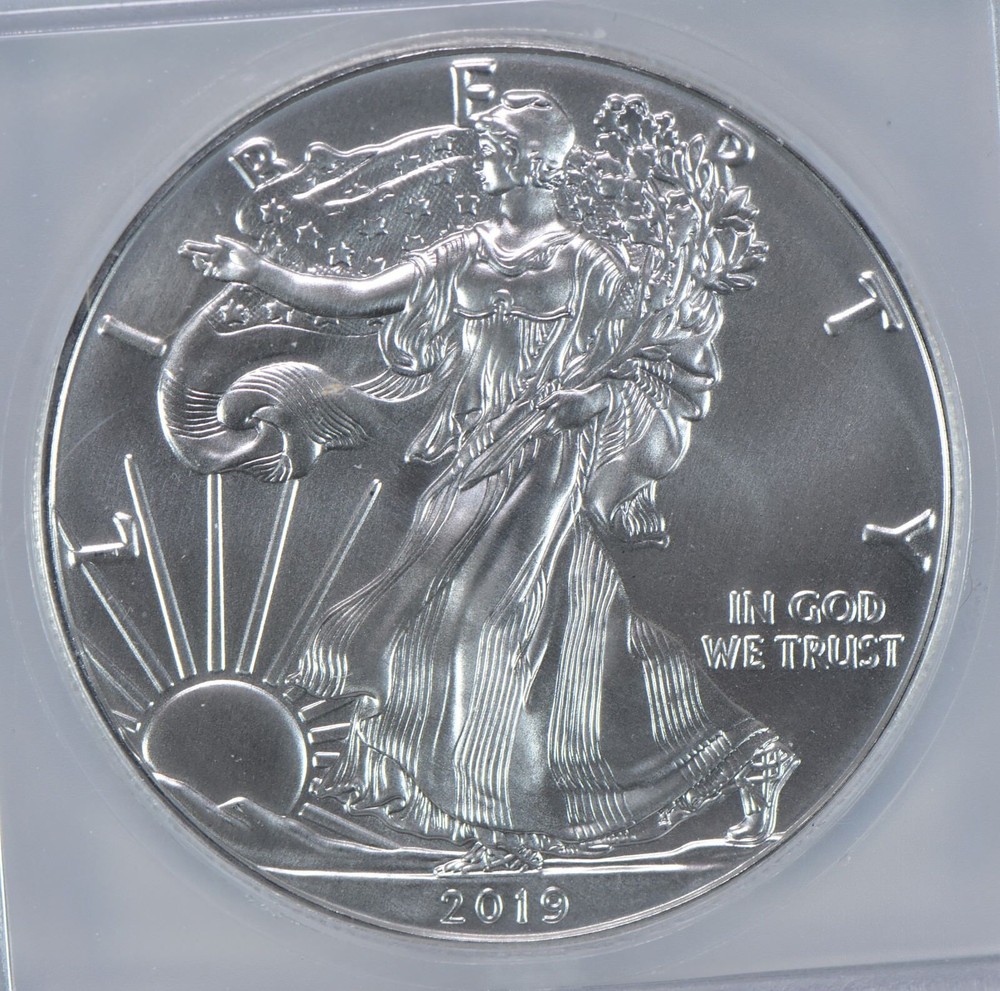 2019 American Silver Eagle MS70 ICG