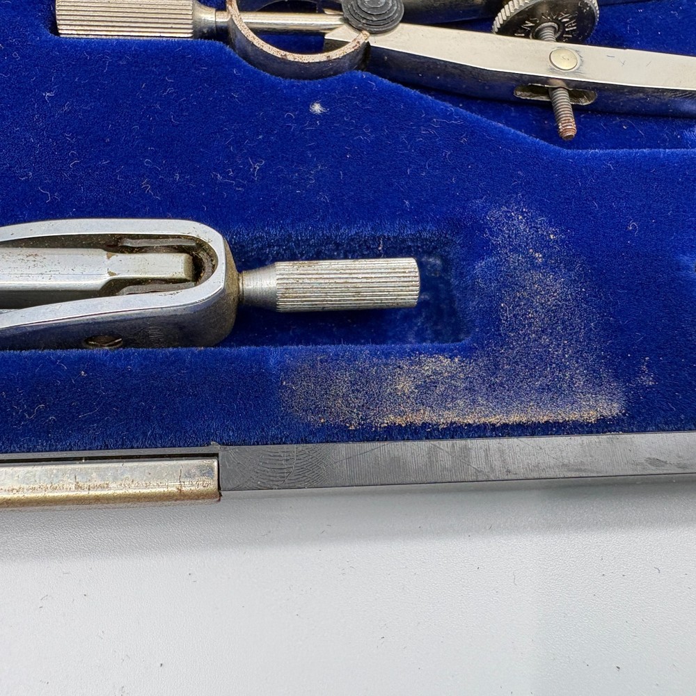 Dietzgen Satellite Drafting Set Germany Compass Divider Hard Case