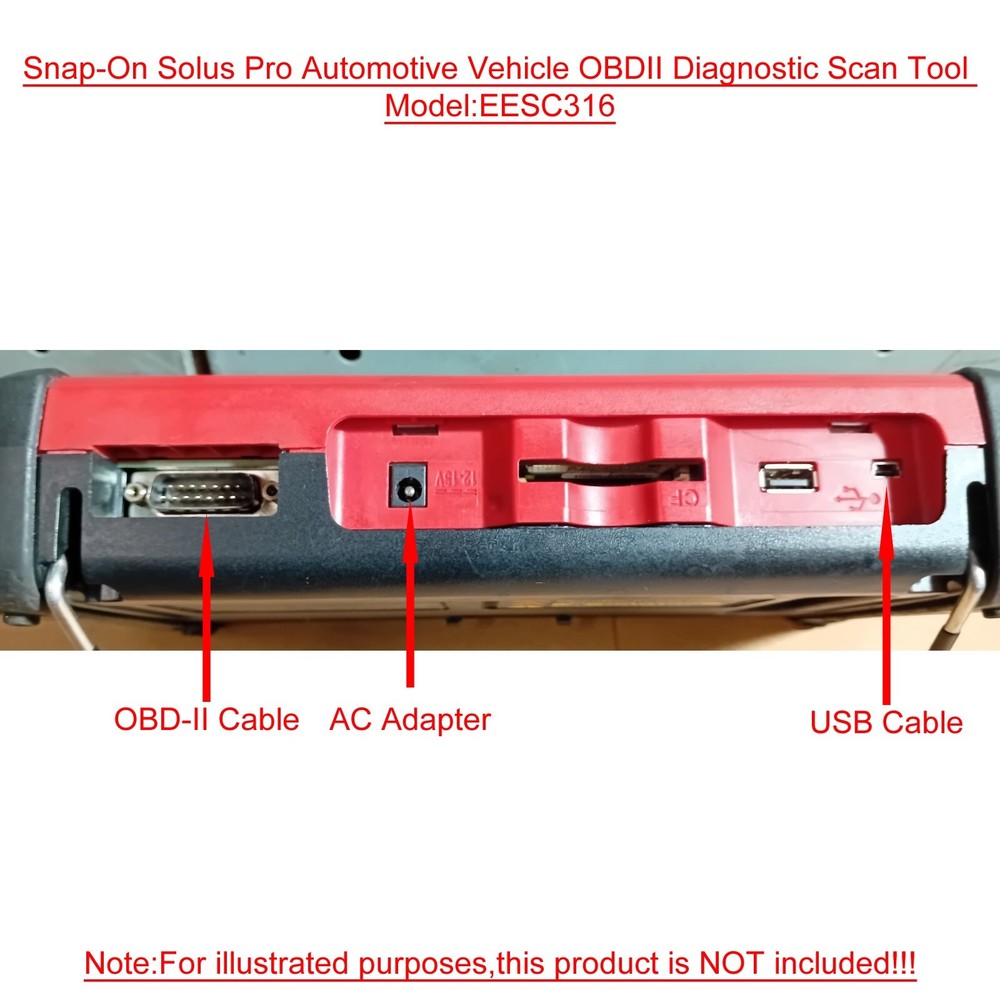 USB Update Software Cable Cord for Snap-On Solus Pro OBDII Scan Tool EESC316