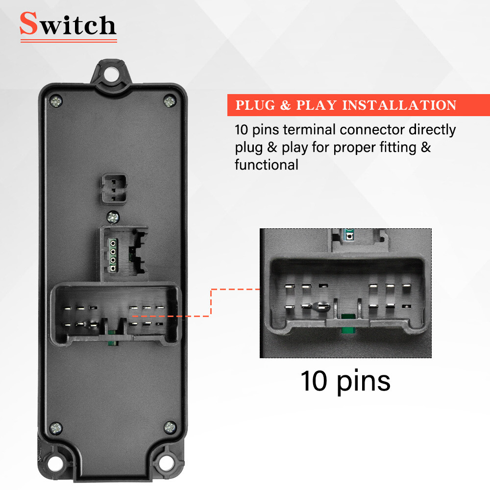 For 2004-2009 Mazda 3 Master Power Window Control Switch Driver Side BN8F66350A
