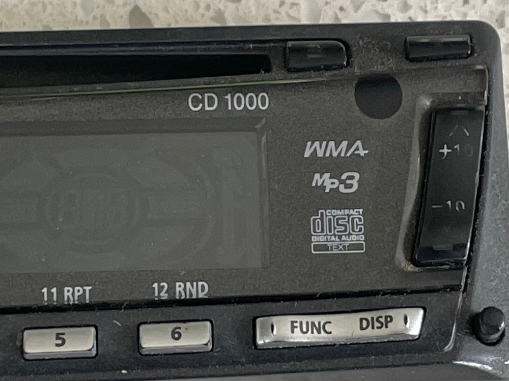 ECLIPSE CD1000 CAR STEREO FACEPLATE ONLY ECLIPSE CD1000 FACEPLATE OEM🟠