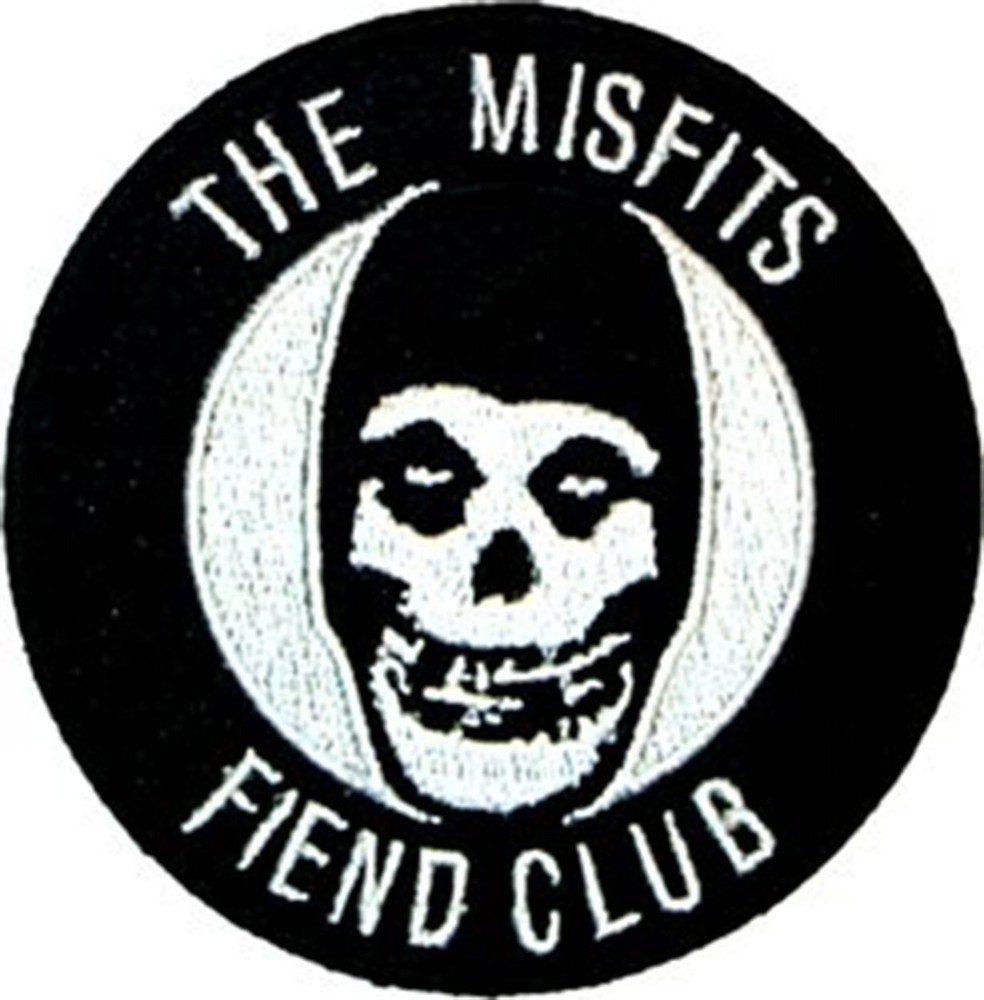 Application Misfits Fiendclub Patch Black
