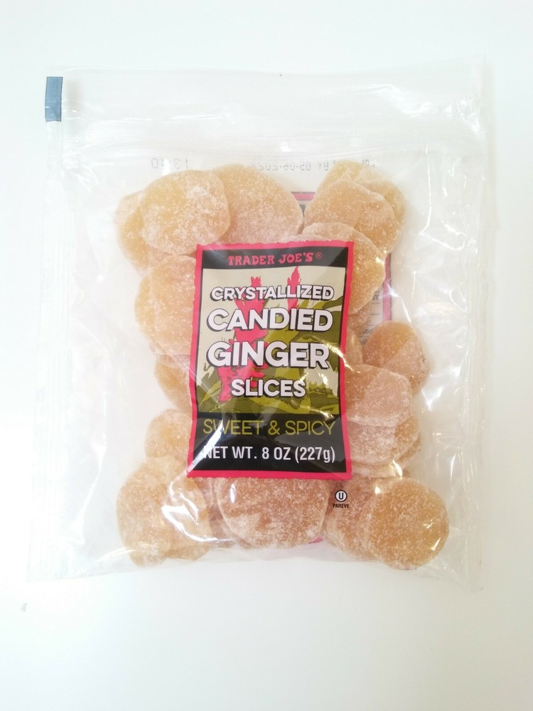 4 Pack - Trader Joe's Crystallized Candied Ginger 8 oz each