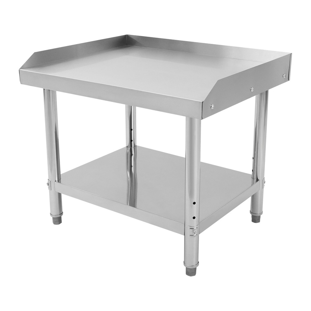 Kitchen Stainless Steel Prep Table Commercial Work Table Adjustable Work Bench