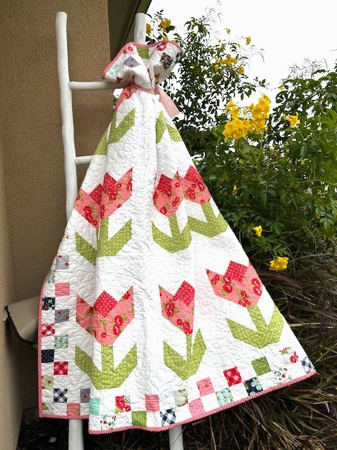 RUBY TULIPS Quilt Pattern Pastry Shop Quilts