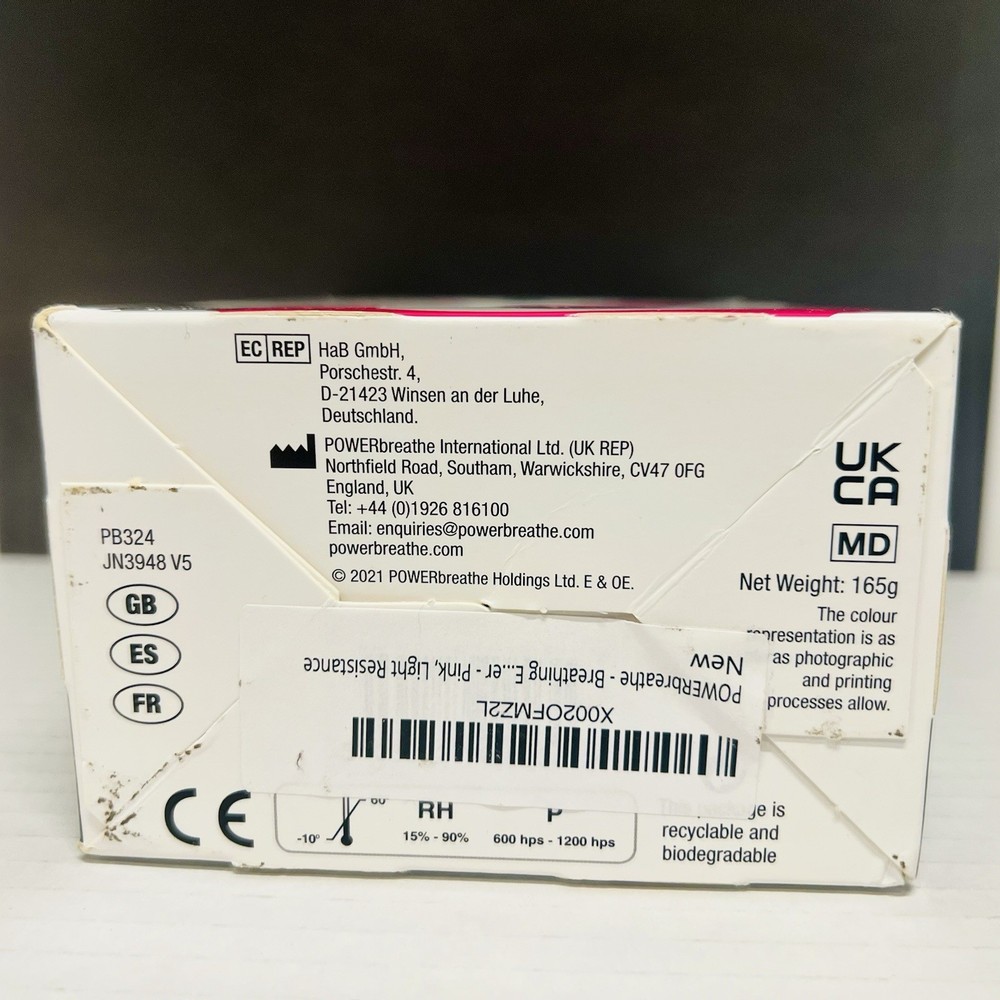 POWERbreathe Plus + Light Resistance Pink Model Trainer