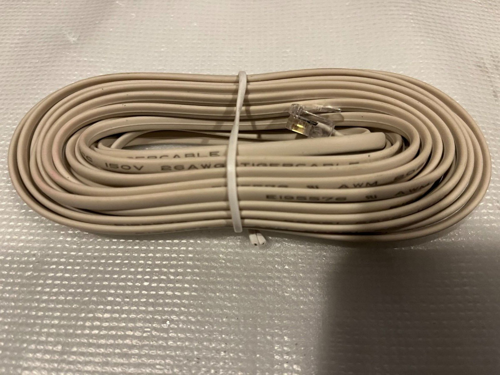 Tigercable 50-Ft Telephone Extension Cord