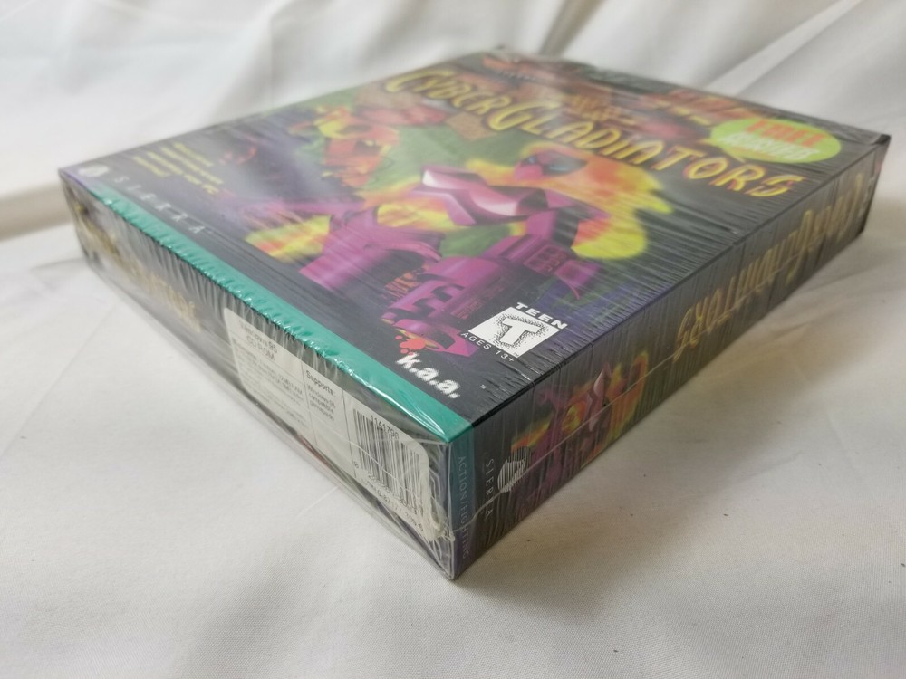 Cyber Gladiators Big Box PC CD ROM COMPLETE SIERRA 1996