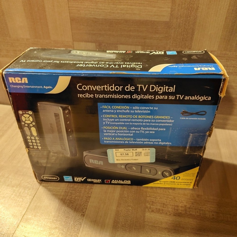 RCA Digital TV Converter Model: DTA800B1