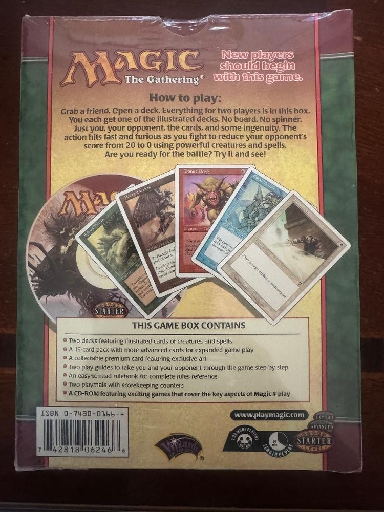 Magic The Gathering 7th Edition Starter Level with CD Rom Sealed