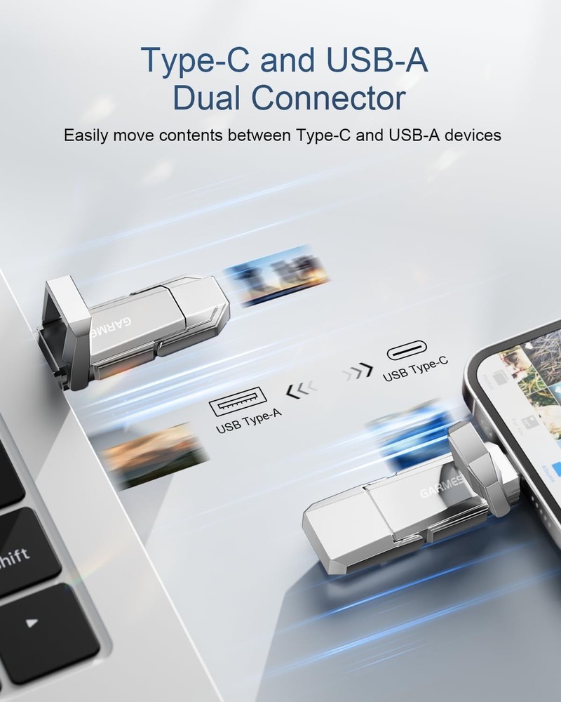 Dual Interface USB C Flash Drive High Speed Storage
