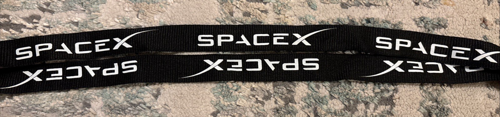 ~RARE~Authentic~Spacex Employee~Lanyard~Badge Holder~Elon Musk