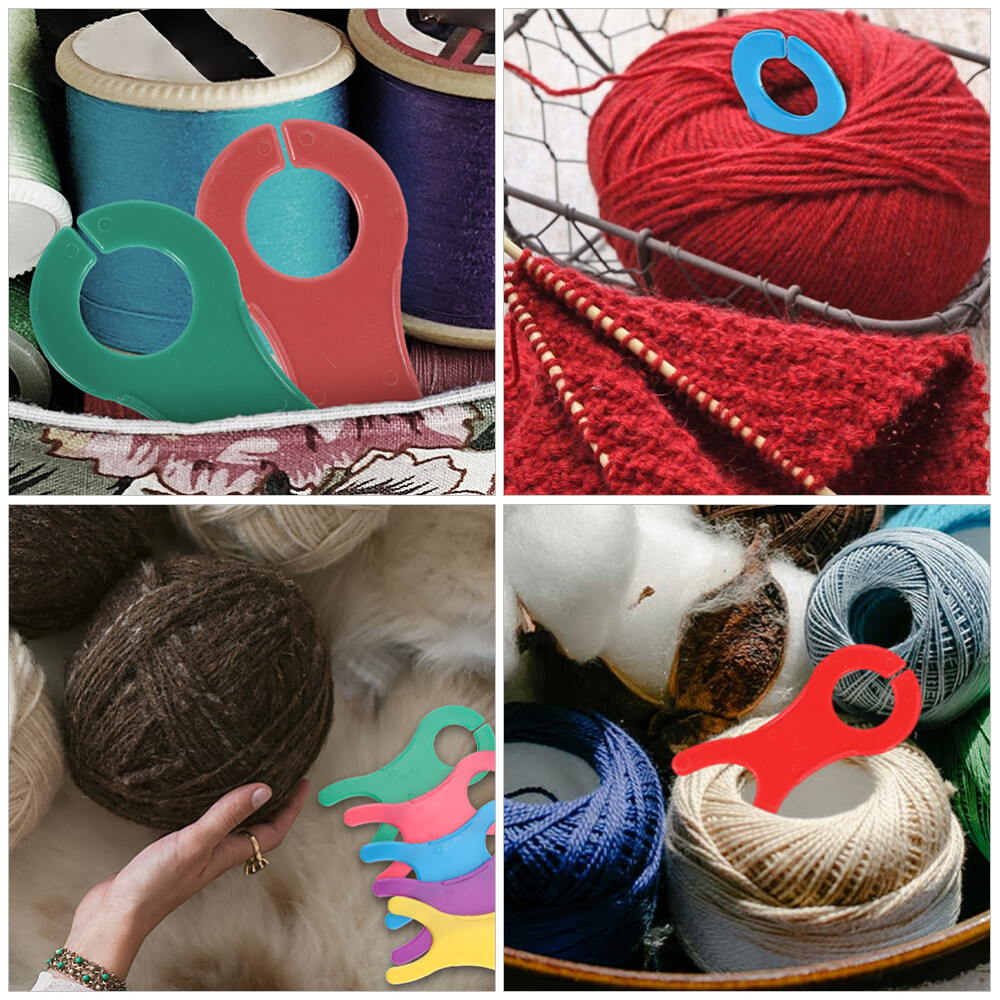 20pcs Small Yarn Bobbin Thread Weave Winder Thread Wind Board for Sewing Cross