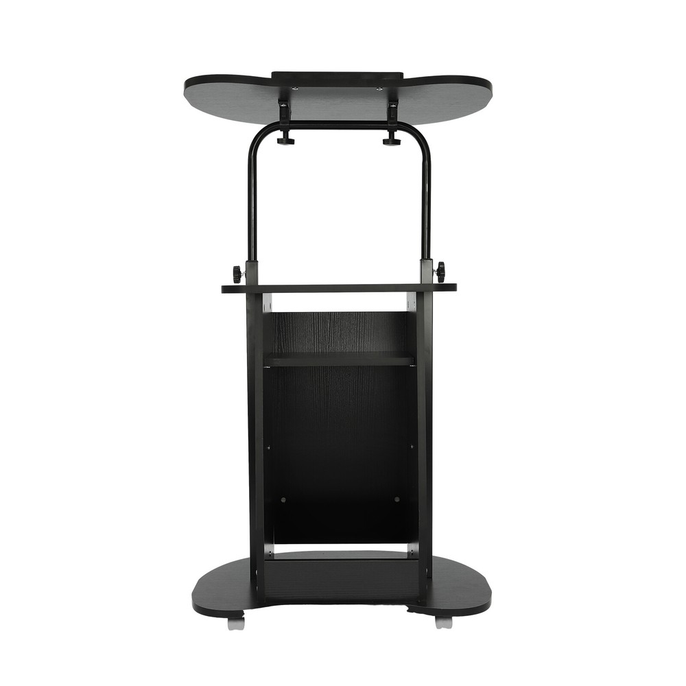Portable Height Adjustable Presentation Stand with Rolling Wheels
