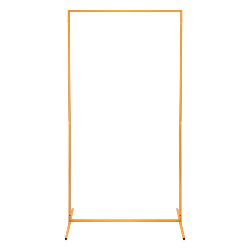 3 Pieces Wedding Arch Frame Set Rectangular Metal Balloon Frame Backdrop Stand